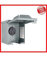 30 Amp Weatherproof RV Power Outlet Box with Lockable NEMA TT-30R Recept... - $871.24 MXN