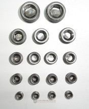 Engine Block Intake Manifold Plug Kit 1/8&quot; 1/4&quot; 3/8&quot; 1/2&quot; 3/4&quot; NPT PLAIN 17 pcs - £7.10 GBP