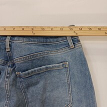 Old Navy RN#54023 Women's Blue Frayed Bottom Pockets Denim Mini Skirt Size 2 image 5