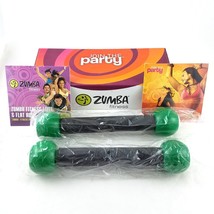 ZUMBA Fitness Join the Party Total Body Transformation Kit DVDs &amp; Toning Sticks - £15.78 GBP