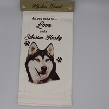 Kitchen Tea Towel - Dogs - Siberian Husky - £12.69 GBP