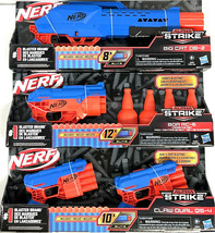 Lot of 3  Nerf Alpha Strike - Big Cat DB-2, BOA RC-6 And Claw Dual QS-4, NEW - £26.16 GBP