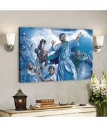 God Canvas Gift for Jesus Christ Canvas Wall Art Bible Verse Canvas Jesu... - £18.05 GBP+