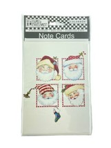 Mary Engelbreit Note Cards Santa Faces 8 Cards and Envs - £11.72 GBP