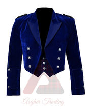 Scottish Burgundy Velvet Prince Charlie Kilt Jacket With Waistcoat/Vest 34-54&quot; - £56.01 GBP