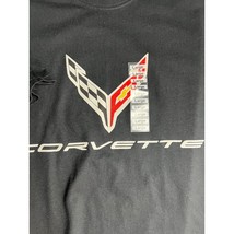 Chevy Corvette Men T Shirt Black Short Sleeve Crew Neck Tee Large L New! - £15.55 GBP