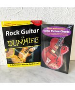Rock Guitar for Dummies Book with CD and Guitar Picture Chords Book - $35.01 CAD