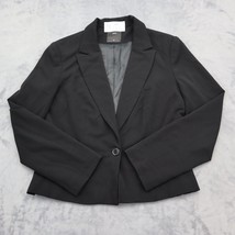 View Suit Womens 12 Black Skirt Suit Notch Lapel Single Breasted Blazer - £23.18 GBP