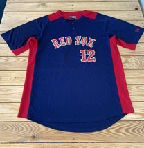 New Era Men’s Red Sox Jersey Size L Blue red G2 - £17.02 GBP