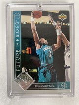 Alonzo Mourning Signed Autographed 1994 Upper Deck Basketball Card - Cha... - £31.96 GBP