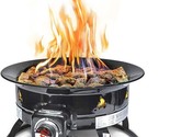 Firebowl Deluxe Outdoor Portable Propane Gas Fire Pit With Cover &amp; Carry... - $209.99