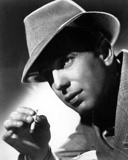 Humphrey Bogart iconic studio portrait holding cigarette 11x17 poster - $19.99