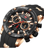Minifix Fox Mf0349g Fashion Personality Quartz Watch Silicone Strap Lumi... - $190.10 CAD