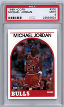 Michael Jordan 1989-90 NBA Hoops Card #200- PSA Graded 9 Mint (Chicago Bulls) - £55.41 GBP