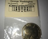 George Washington 1st President 1789-1797 Coin ,token ,collection Gold 2... - $3.91
