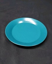 Bennington Potters Vermont 1661 Blue Green 6 1/2&quot; Bread Dessert Plate Po... - £14.46 GBP