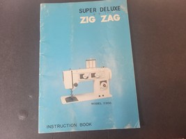 Manual for Super Deluxe zig zag   model 5300 made in Japan machine. Cam machine - £9.64 GBP