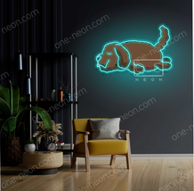 Labradoodle Sleeping | LED Neon Sign - £31.96 GBP+