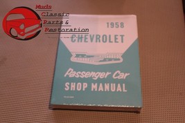 1958 58 Chevy Chevrolet Bel Air Belair Impala Biscayne Passenger Car Shop Manual - £29.78 GBP
