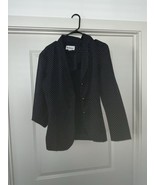 Nahmani Navy Blue Polka dot Blazer Vintage Size 10 - €13,67 EUR