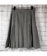 Handmade Hundezahn Lang Overknee Rock Größe S Plissiert Vintage - $20.78