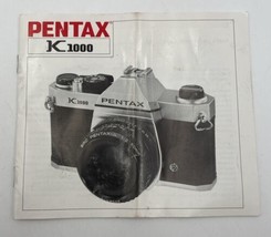 Pentax K1000 Camera User Owners Manual Instruction Booklet Vintage - £10.42 GBP
