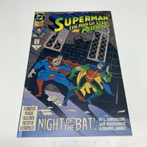 Vintage DC Comics Superman Man of Steel Issue 14 Comic Book Night of the Bat! KG - £9.49 GBP