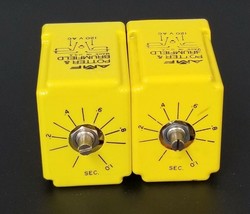 LOT OF 2 POTTER &amp; BRUMFIELD CDB-38-70001 TIME DELAY RELAYS 0.1 TO 1 SEC.... - $52.95