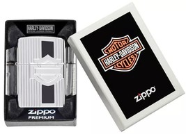 Harley Davidson Motorcycles 2025 Limited Armor Chrome Zippo Lighter - £143.32 GBP