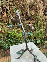 Two Birds on Branch – Bronze Sculpture. 19x13x32cm - 1.2Kg - $362.73 CAD