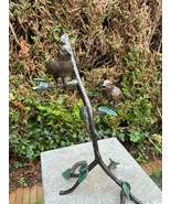 Two Birds on Branch – Bronze Sculpture. 19x13x32cm - 1.2Kg - €227,63 EUR