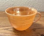 Vintage Fire King Peach Lustre Luster  Tea Cup  Anchor Hocking Replacement - $5.87