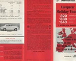 Lufthansa / Avis Ticket Jacket &amp; 2 Tickets &amp; Reservation Advice 1968 - £17.02 GBP