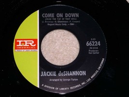 Jackie Deshannon Come On Down Find Me Love 45 Rpm Record Vinyl Imperial Label - £12.67 GBP