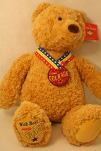 Gund 2003 Courage Brown Wish Bear 26&quot; w/tags Medal Plush Toy May Dept Stores - £39.01 GBP