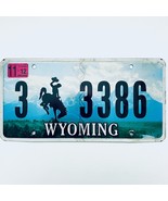 2012 United States Wyoming Sheridan County Passenger License Plate 3 3386 - €11,16 EUR