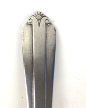 William Rogers Butter Knife Art Deco Swan FlutedEagle Star Mark Silverplate  - £12.88 GBP
