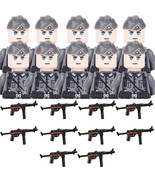 10PCS Military Building Blocks Solider Figures Toys Weapons Guns B19-39-... - $703.08 MXN