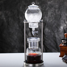 Glass Coffee Ice Drip Pot For Making Cold Drinks And Tea Cold Brewing With Stain - £63.13 GBP