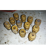 20VV32 SET OF 12 NOZZLES FROM COMMERCIAL DISHWASHER, SOLID BRASS, MAXX F... - $27.96