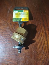 Landscapers Select Brass Double Swivel Connector Female 1/2&quot; NPT X 3/4&quot; NH - $18.69