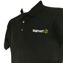 WALMART Associate Employee Uniform Polo Shirt Black Size M Medium NEW - £20.37 GBP