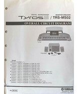 Yamaha Tyros 2 Digital Workstation Original Overall Circuit Diagram / Sc... - €60,21 EUR