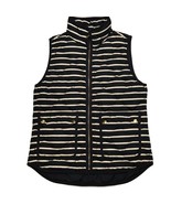 J. Crew Excursion Puffer Vest Womens XS Navy Striped Womens Quilted Down... - £19.09 GBP