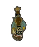 Bud Light Western Cowboy Bottle Budweiser Beer Lapel Pin Pinback - £9.00 GBP