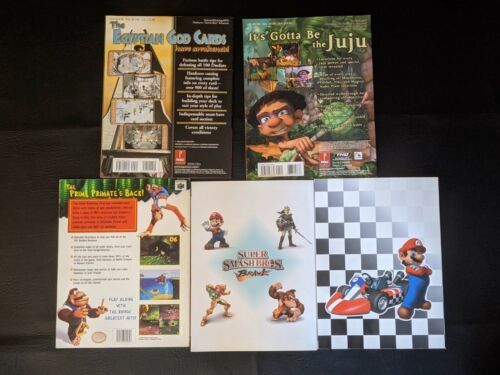 Primary image for Lot of 5 Nintendo Prima Strategy Players Guide Wii N64 Mario Kart Donkey Kong