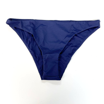 NEW Andie Womens M The Cheeky Bikini Bottom Navy Blue High Cut Leg  Beachy  - £23.14 GBP