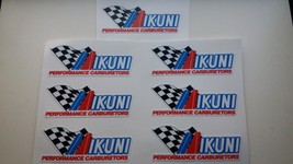 Lot of 7 Mikuni Racing Performance Road Race Dirt Bike Carburetor Sticker Free s - £23.89 GBP