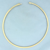 Omega Link Necklace in 14k Yellow Gold - £1,437.85 GBP