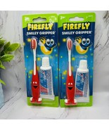 2 Pack Firefly Smiley Gripper Toothbrush and Toothpaste Set - Soft 2015 - $237.69 MXN